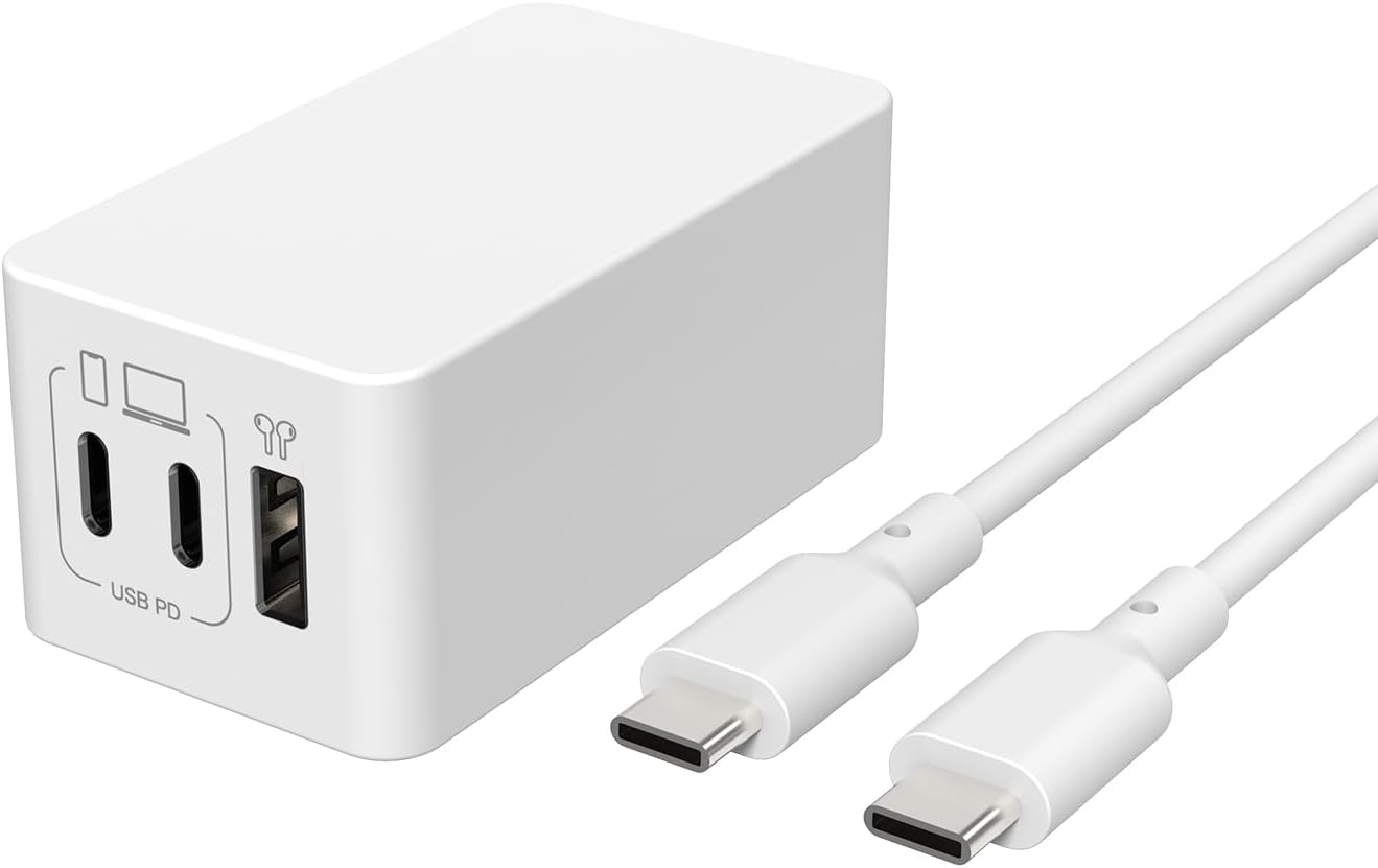ドコモ純正 3ポートACアダプタ　最大65W