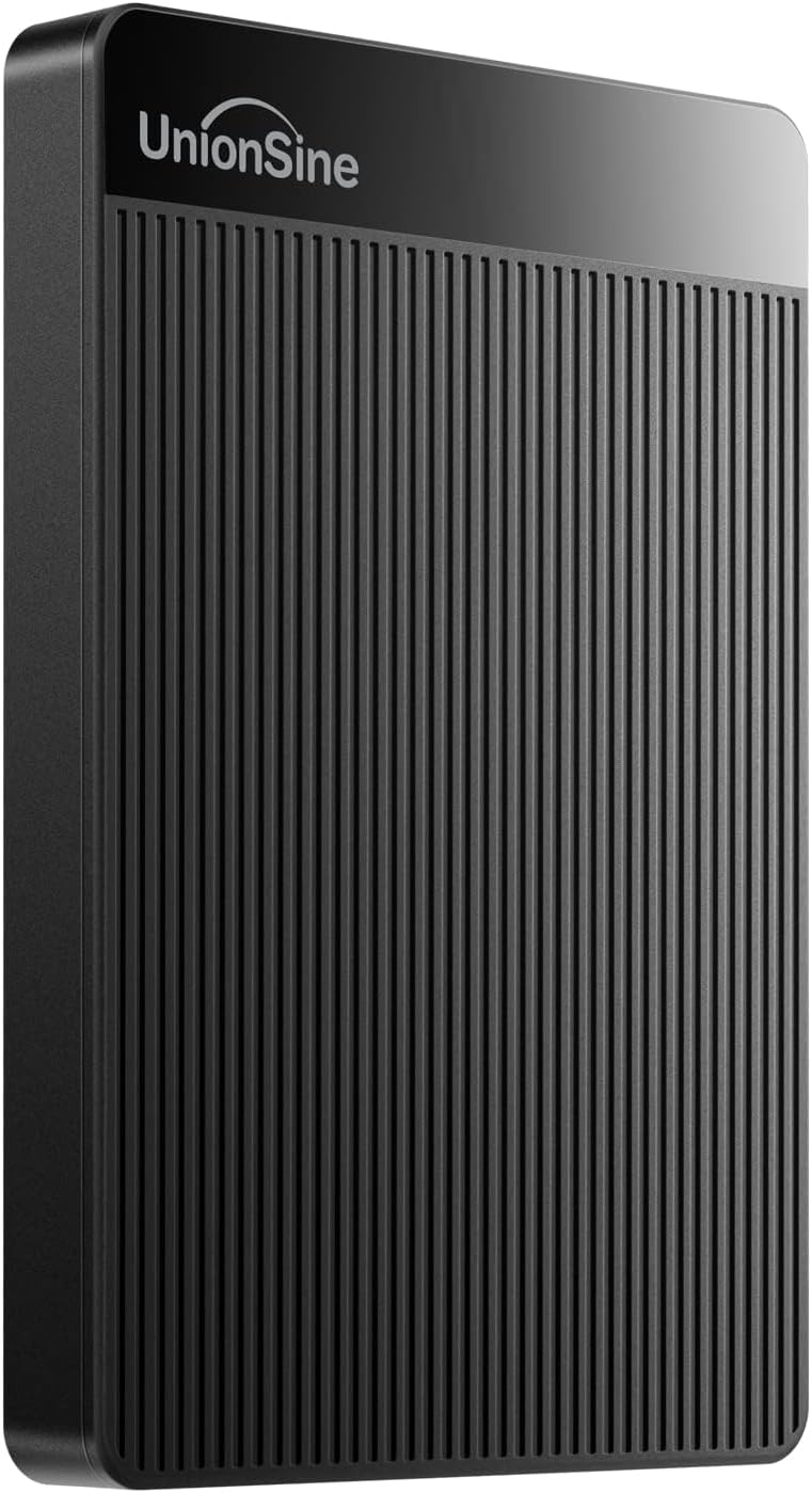 UnionSine 1TB 外付けハードディスク超薄型