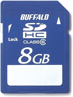 BUFFALO Class6 SDHCカード 8GB RSDC-8GC6